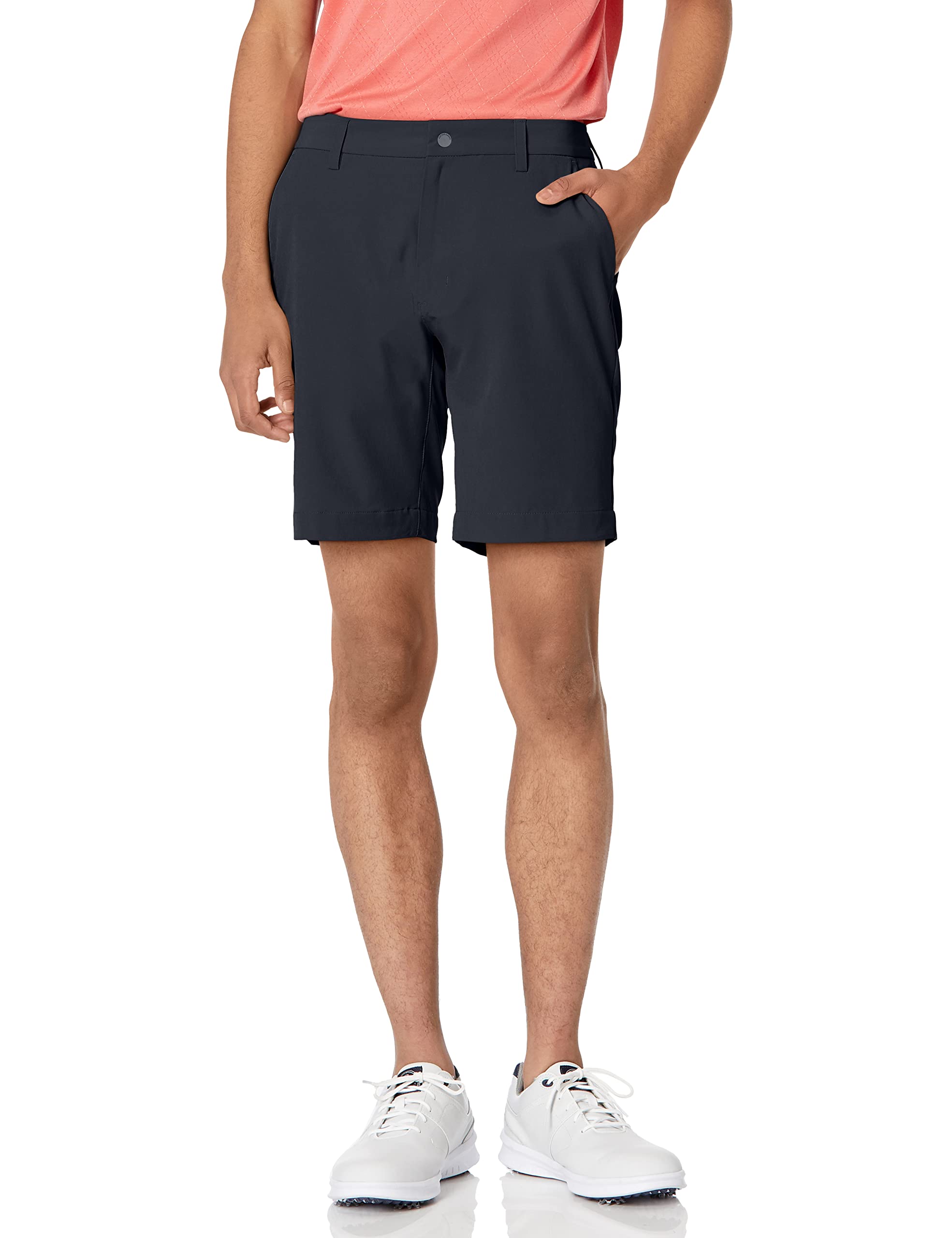 Cutter & Buck Men's Navy Blue Cb Drytec 50+Upf Moisture Wicking Bainbridge Sport Short, 36
