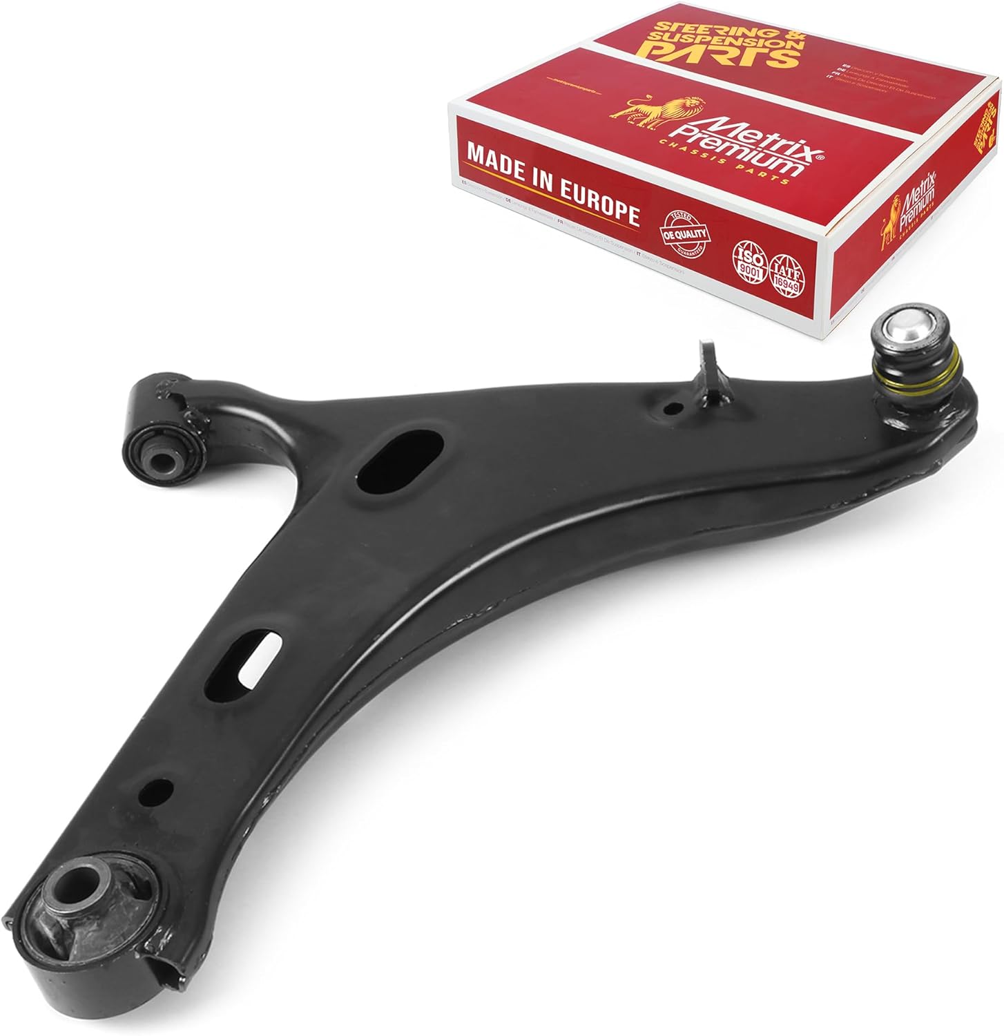Metrix Premium Chassis Parts - Front Right Lower Control Arm w Ball Joint & Bushing Assembly Fits 2014-2018 Subaru Forester, Replacement RK622856, Made in Europe