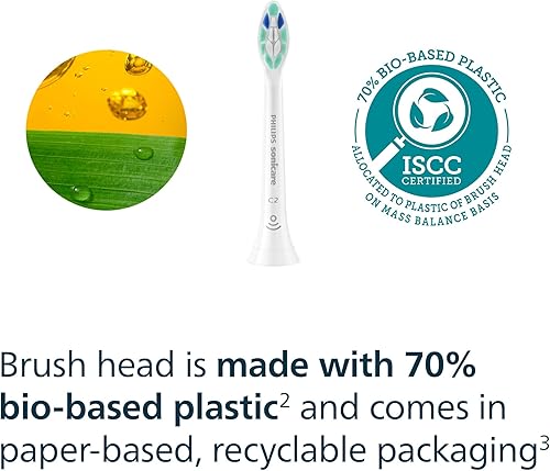 Miniatura 9 de Philips Sonicare C2 Plaque Control - Genuine Replacement Electric Toothbrush Heads, White, 3 Pack, HX9023/65