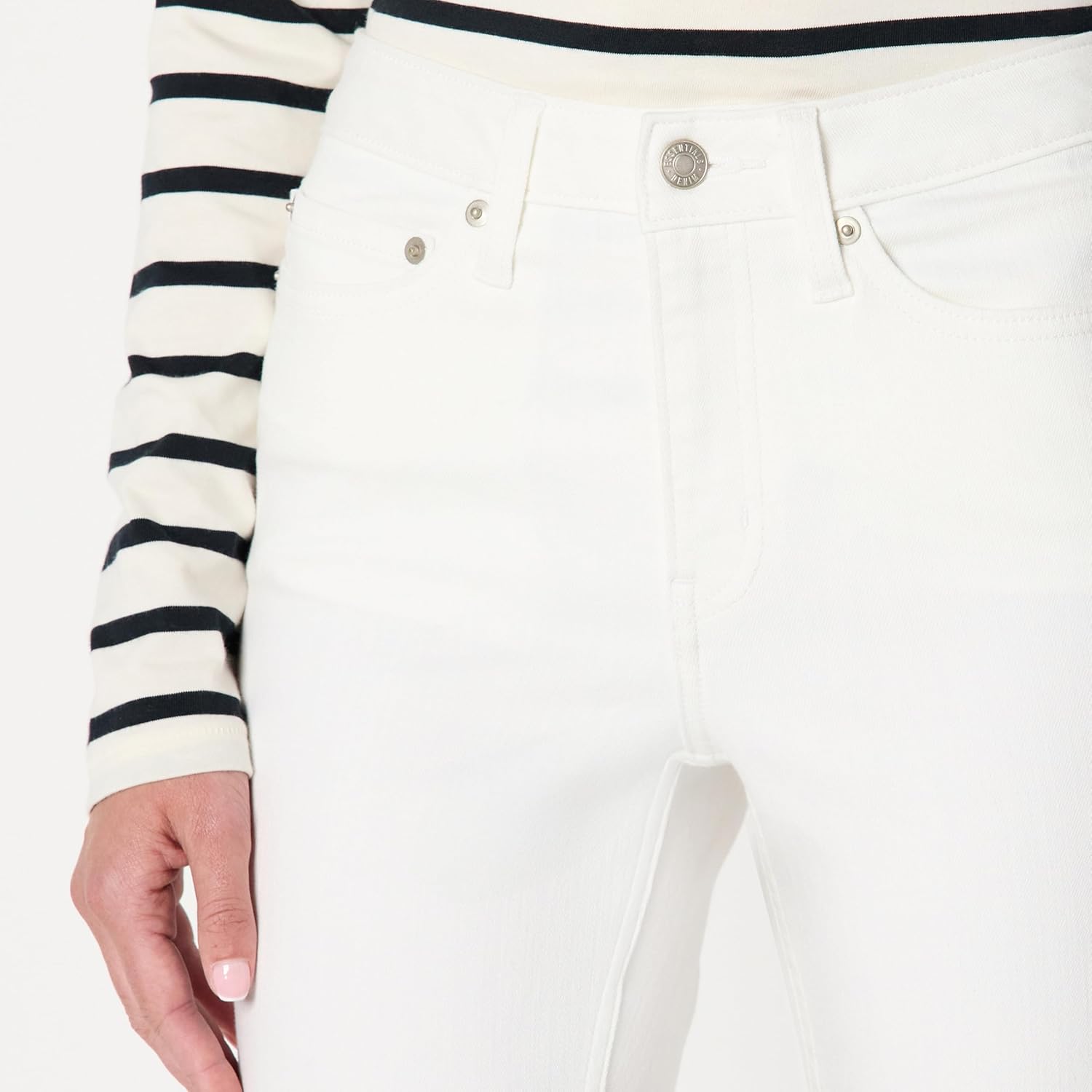 Amazon Essentials Women's Women's High Stretch Mid-Rise Skinny Jean - Image 2