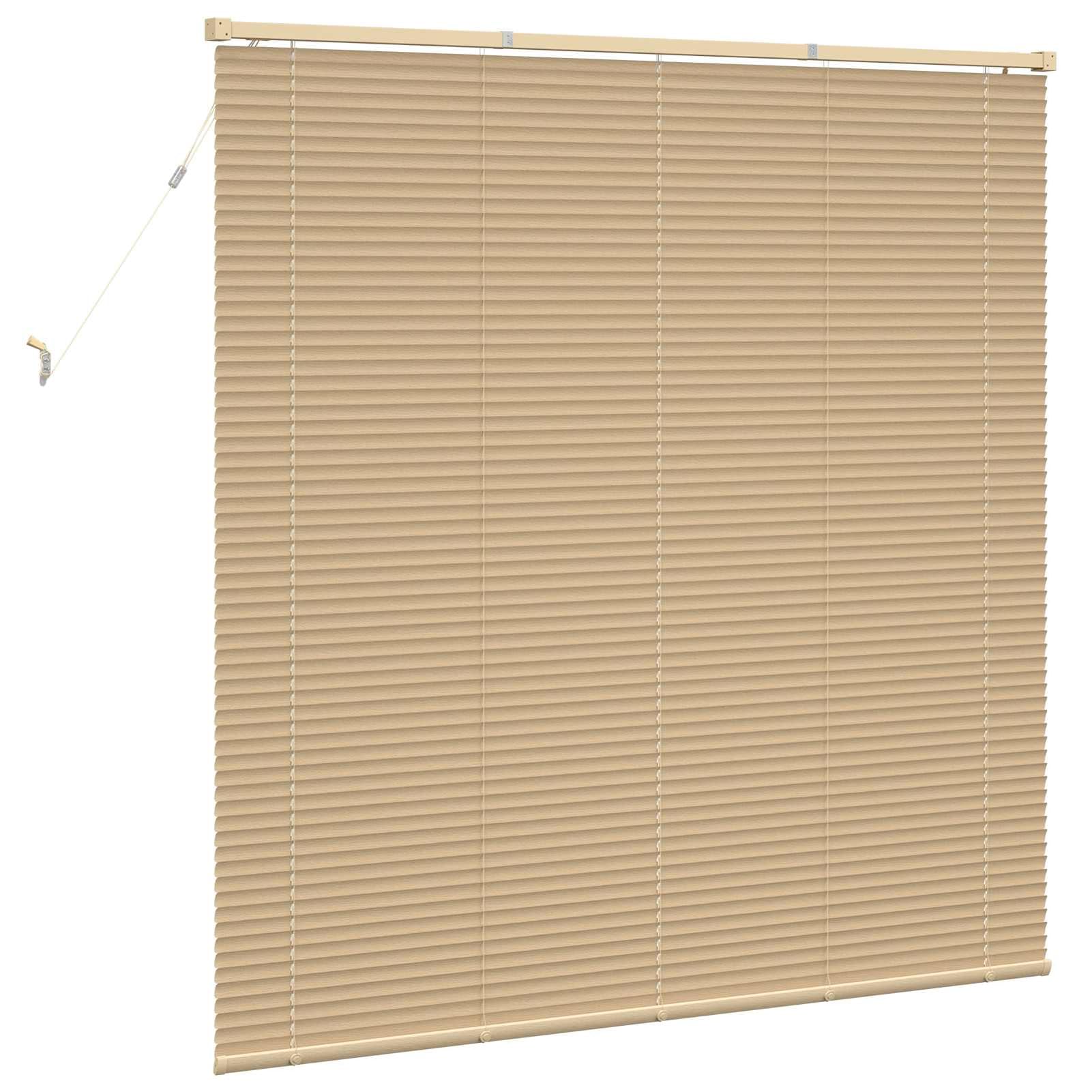 Gecheer Tenda Veneziana PVC, Design Moderno Regolazione Luce, 150 x 130 cm, Tapparella Veneziana per Ufficio Interno Casa Studio