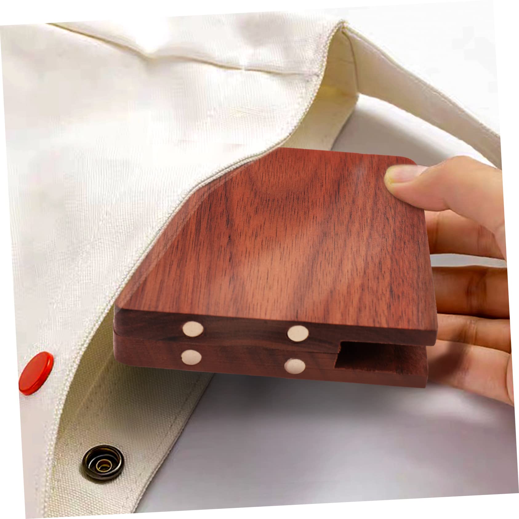 Operitacx 4piezas Caja De Mezcla De Color Portátil De Madera Para Acuarelas Estuche De Pintura Acuarela De Madera Caja De Pigmentos Magnética