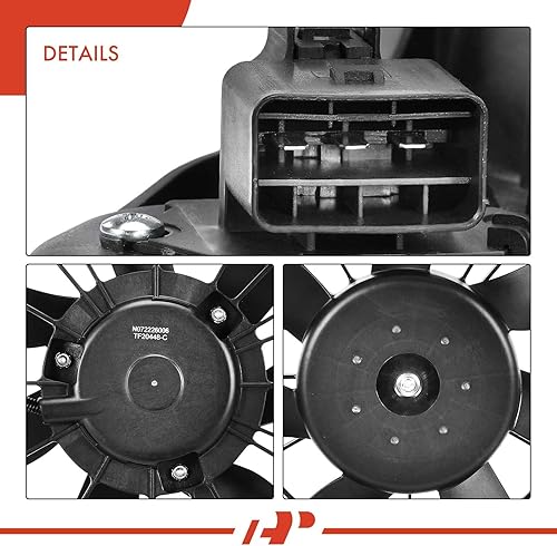 Miniatura 7 de A-Premium Conjunto de ventilador de refrigeración del radiador del motor compatible con modelos seleccionados de Hyundai y Kia - Sonata 2011-2012,