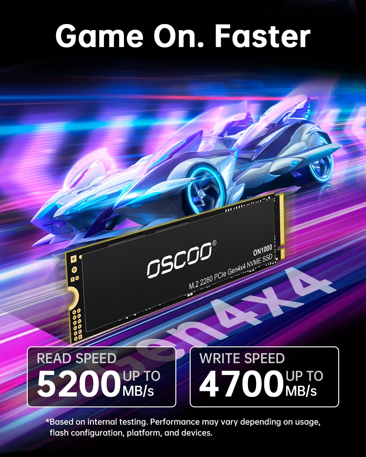 Amazon.in: Buy OSCOO 512GB NVMe SSD Gen4.0 - M.2 PCIe 2280