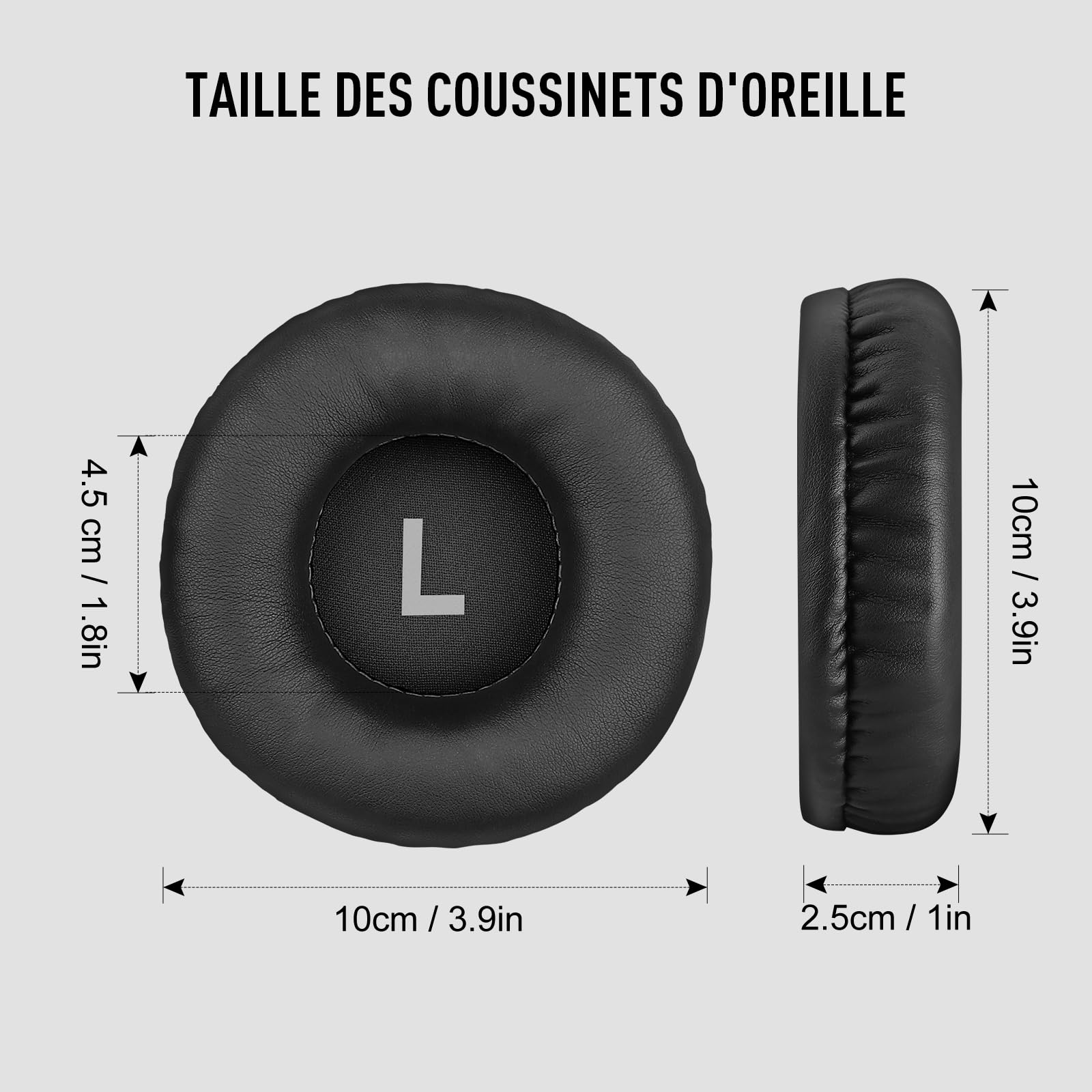 EKSA P100 Casque Audio Filaire, Casque DJ Stéréo-Jack Audio 6.35mm vers 3.5mm, Casque Studio Monitor avec Son Stéréo Hi-Res pour Ampli, Mixage, Podcast, Guitare, Piano, PC Gaming