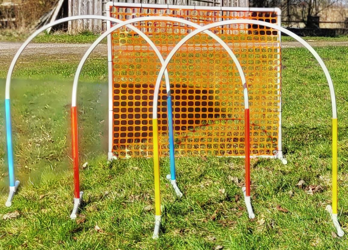 Generisch HOOPERS Agility Combi - Set / 1 Gate / 3 Hoopers Bögen/Gatter/Trennzaun, Hoopers Bogen/aus Kunststoff, NADAC Hoopers, Fun Hoopers, Hundesport