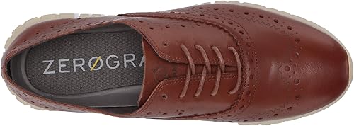 Miniatura 5 de Cole Haan Zerogrand Wing Ox Closed Hole II Oxford para mujer, Negro Gamuza Negra Agujero Cerrado