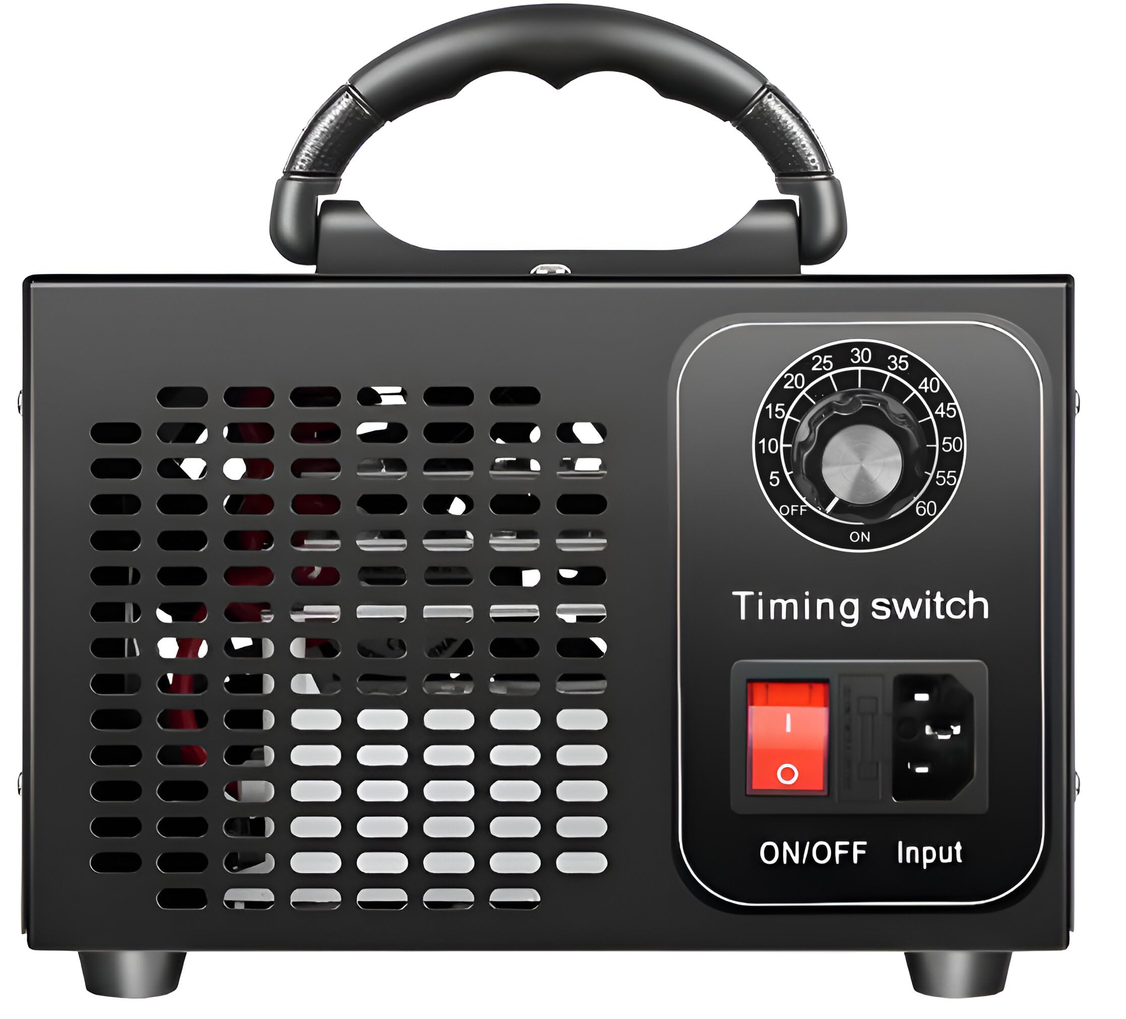LTC Generator ozonu LXU233 – Timer - usuwa nieprzyjemne zapachy – wbudowany wentylator – moc 200 W – zasilanie 230 V AC/50 Hz – moc ozonowa 60000 mg/h – 200 x 135 x 135 mm