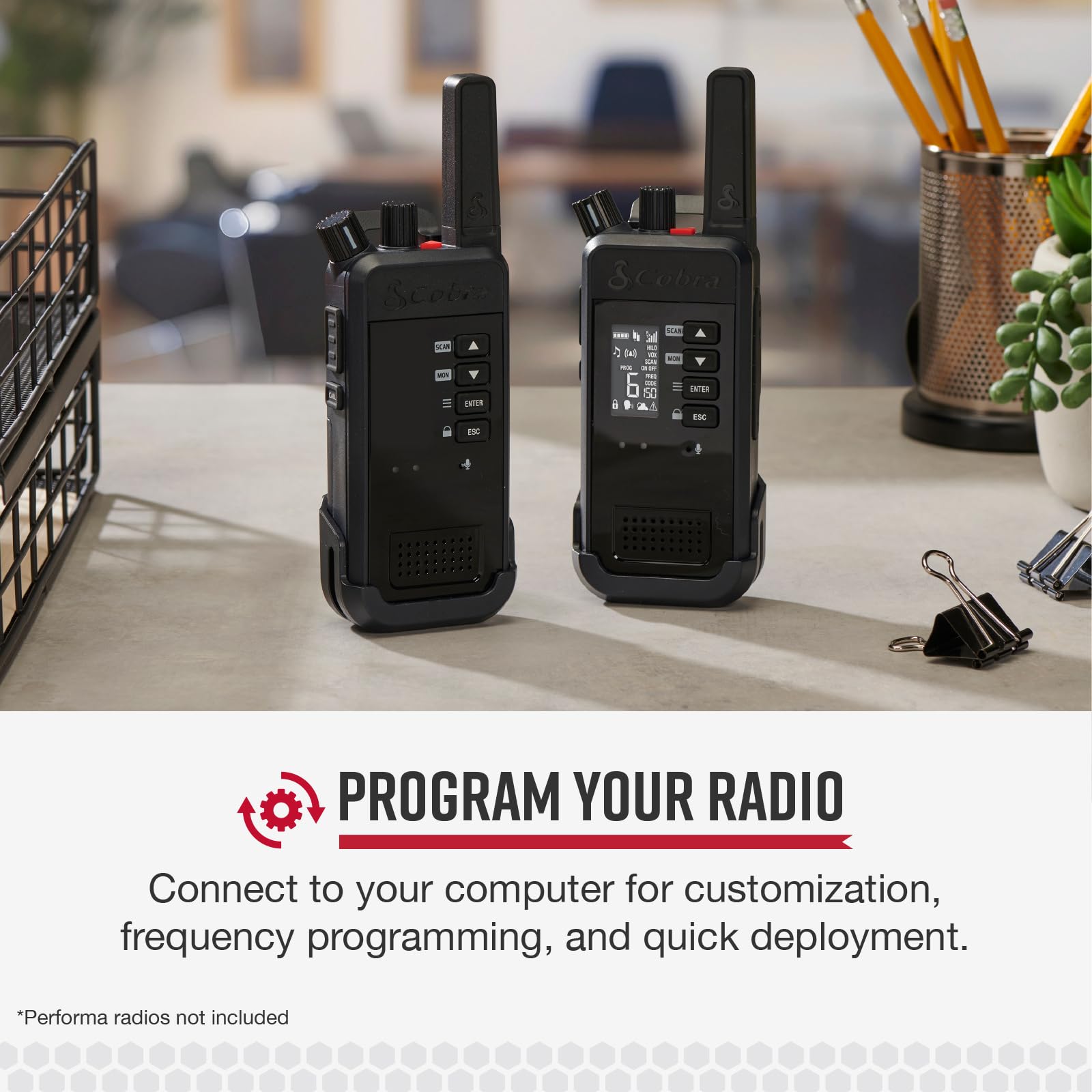 Cobra Cavo di programmazione USB C a A per radio bidirezionali Performa 400/450 Business