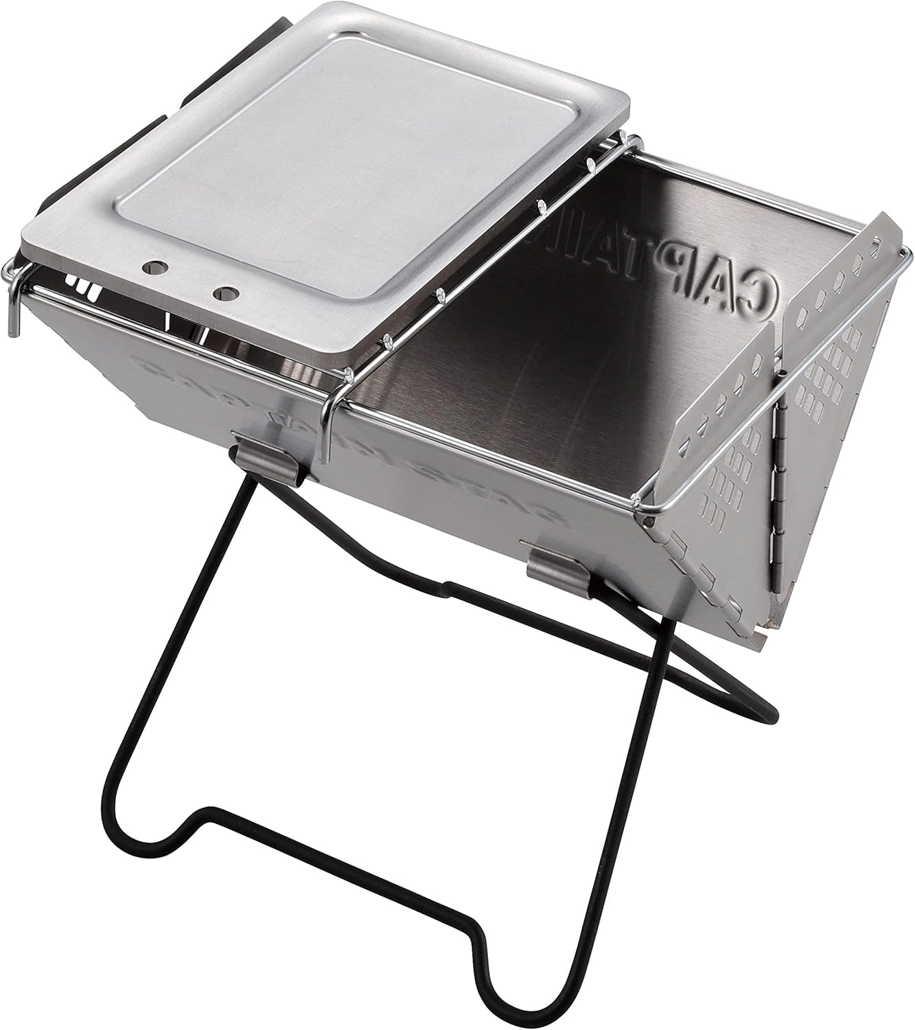 Captain Stag UG-1571 Iron Plate, Extra Thick, Stainless Steel, Made in Japan, Silver