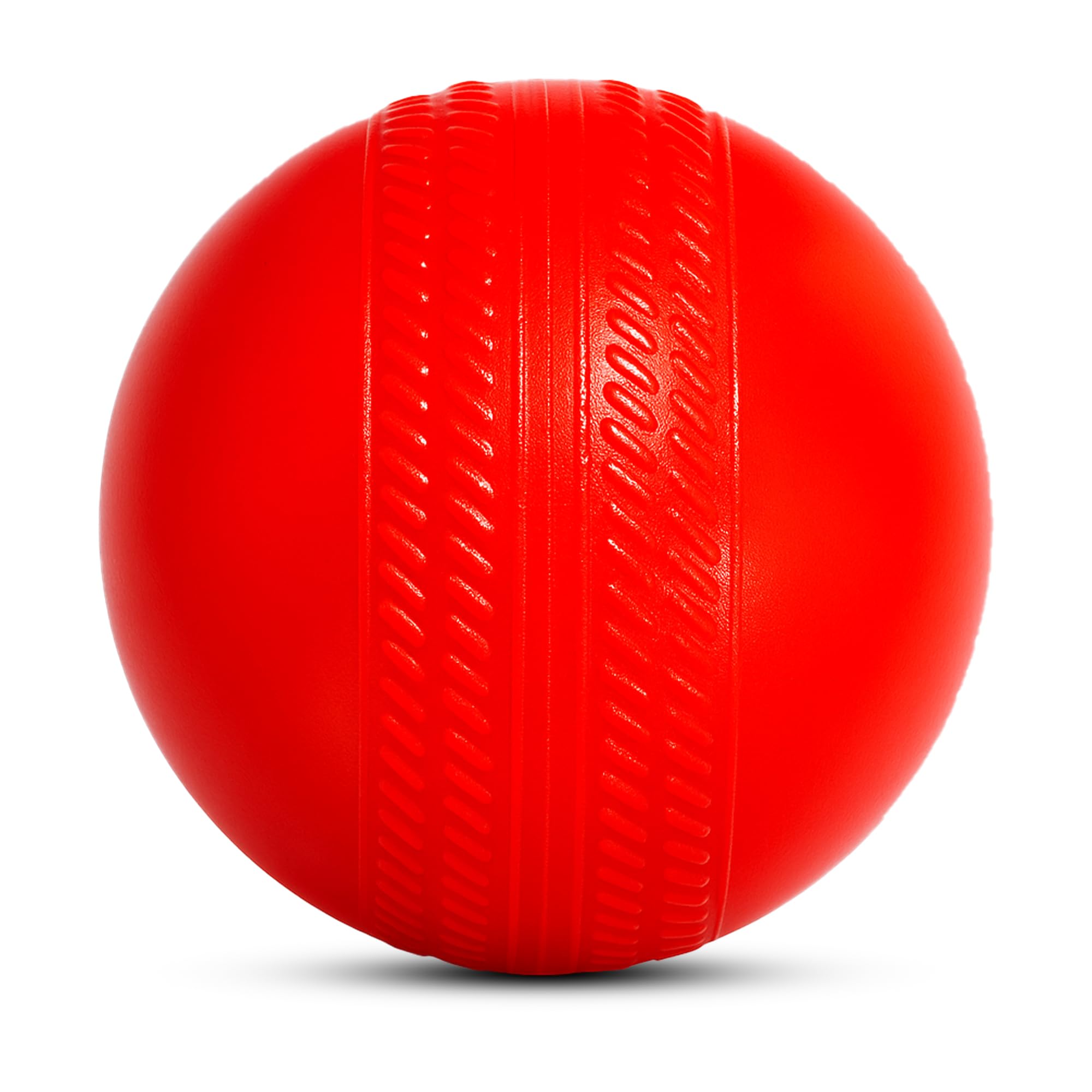 ZH Zhoosh Plastic Ball White Non Toxic (Pack of 6 | 60 GM, Red) 2
