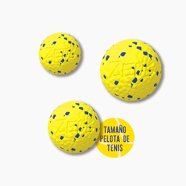 Foto 4 de 8 de Zeus Pelota Ligera y Resistente con núcleo de Goma para Perros Nitro, L, Diámetro 7,6 cm