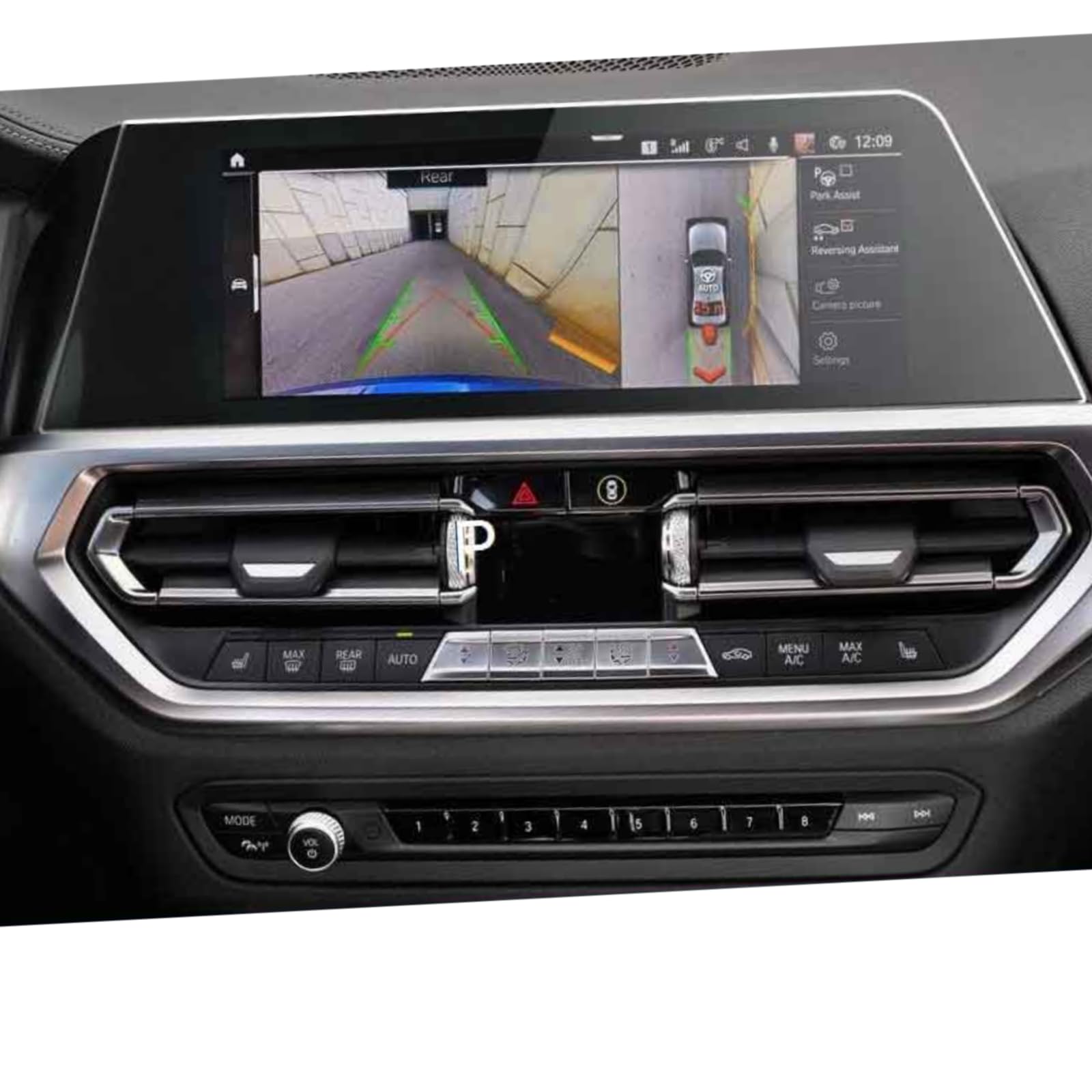 Película protectora BMW G20 G21 Serie 3 cristal templado panel GPS coche 4