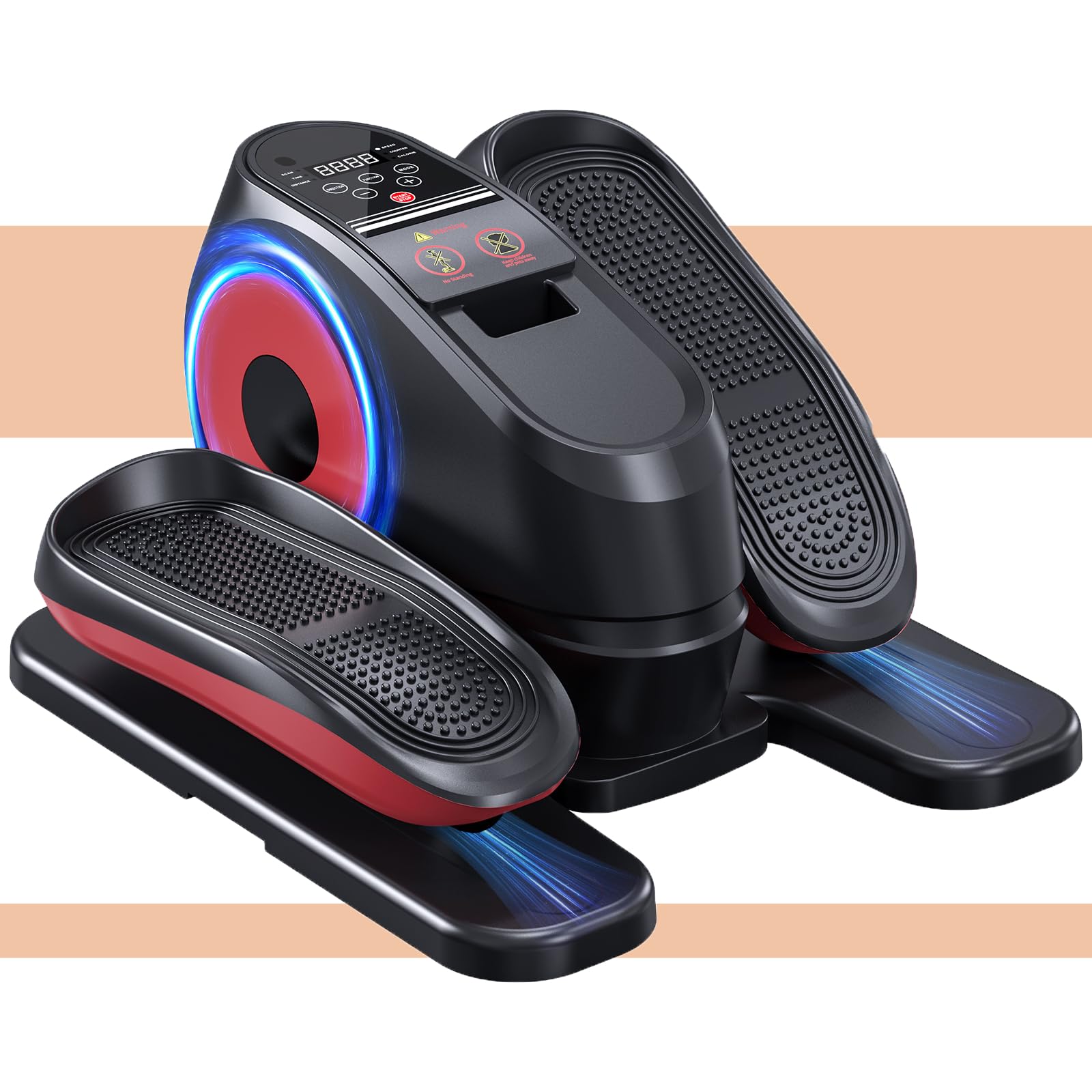 Under Desk Elliptical Machine, Electric Exerciser Pro As Seen On TV with 16 Adjustable Speed, Quiet and Fully Assembled with Remote Control & Non-Slip