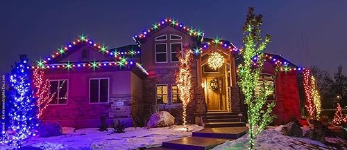 Miniatura 9 de West Ivory Cuerda de luces LED de 60 pies con 8 modos de desvanecimiento parpadeante de 12 pulgada de grosor, tubo transparente flexible conectable,