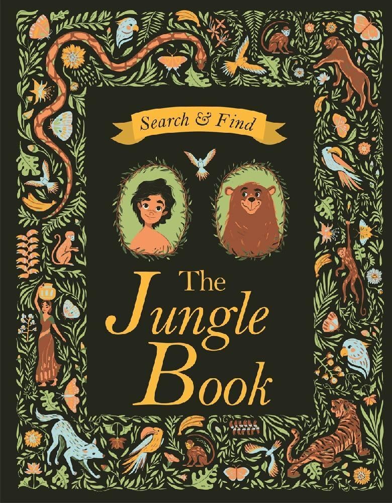 Search and Find The Jungle Book: A Rudyard Kipling Search and Find Book (Search & Find Classics) Hardcover – 8 February 2018