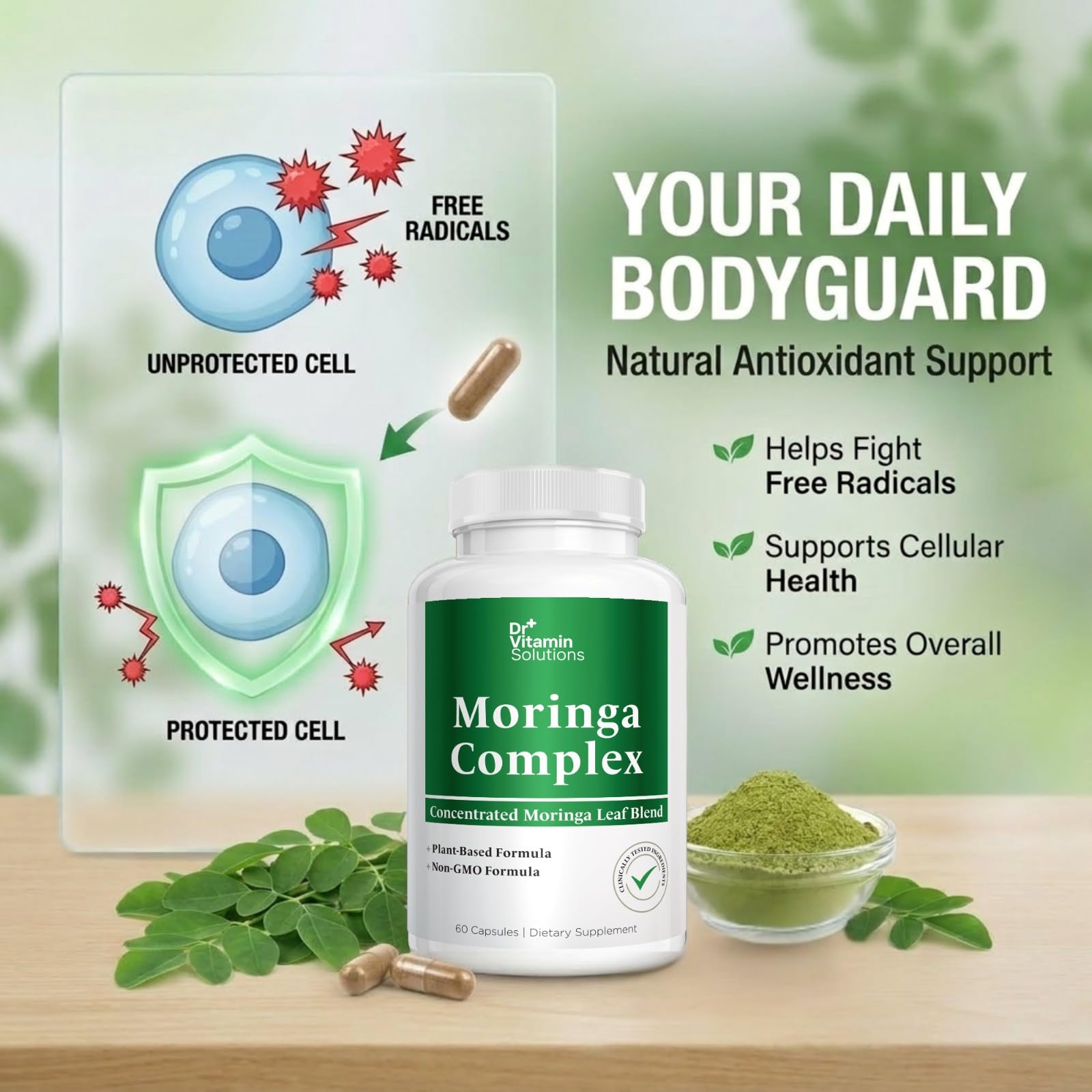 Moringa Oleifera 3-in-1 Leaf Extract for Energy and Immune Support — Amazon image 4
