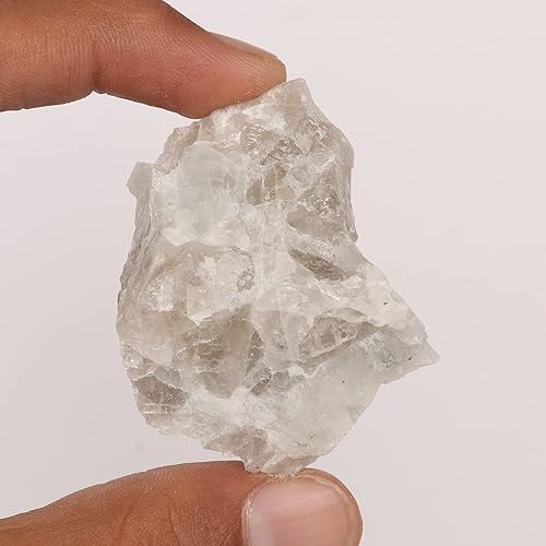 Miniatura 3 de GEMHUB AAAA 234.70 quilates - Cristal curativo de roca de calcita de arco iris blanco natural certificado