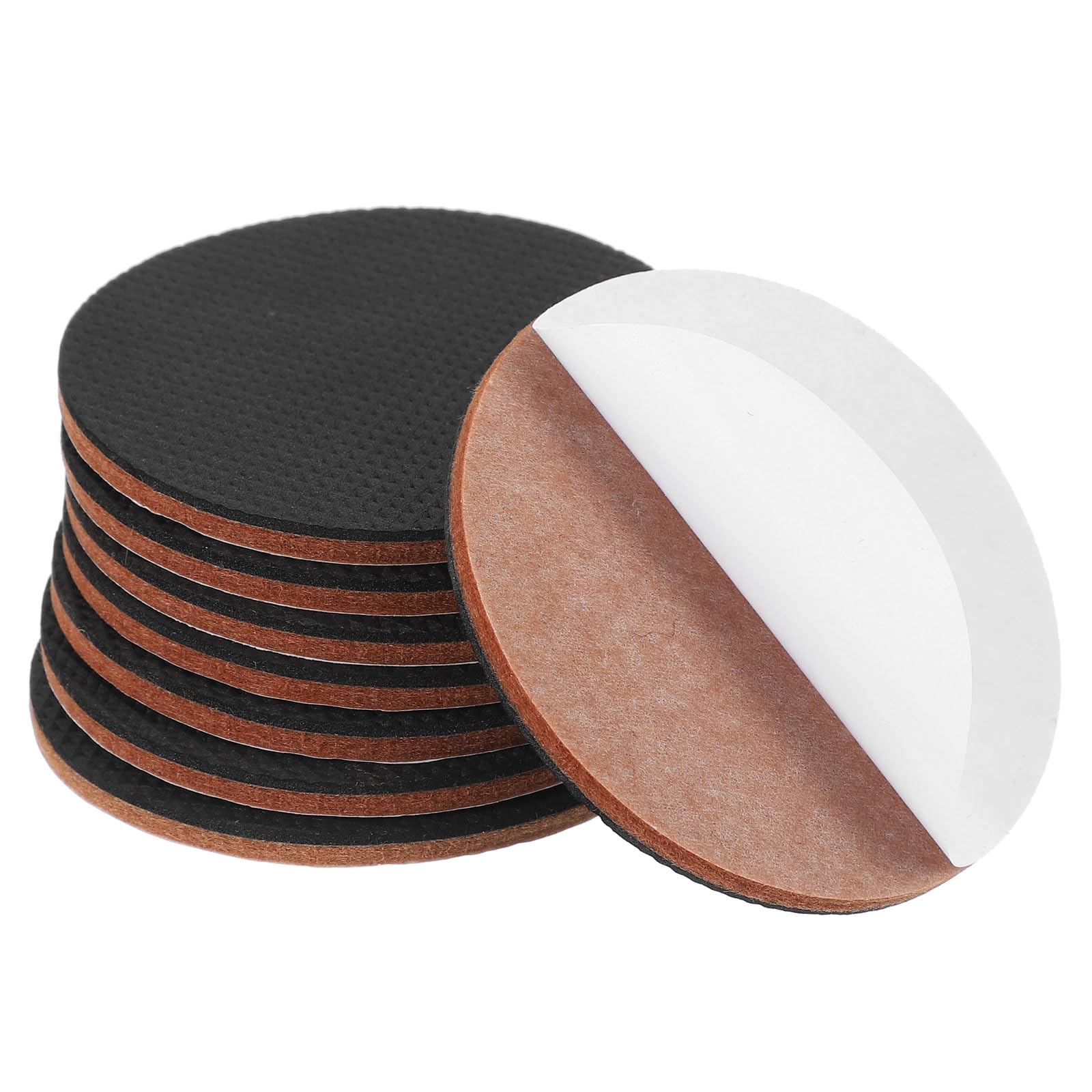 PATIKIL 3.1" Felt Furniture Pads, 36 Pcs Round Non Slip Furniture Pads Self Adhesive EVA Furniture Feet Non Skid Furniture Grippers for Hardwood