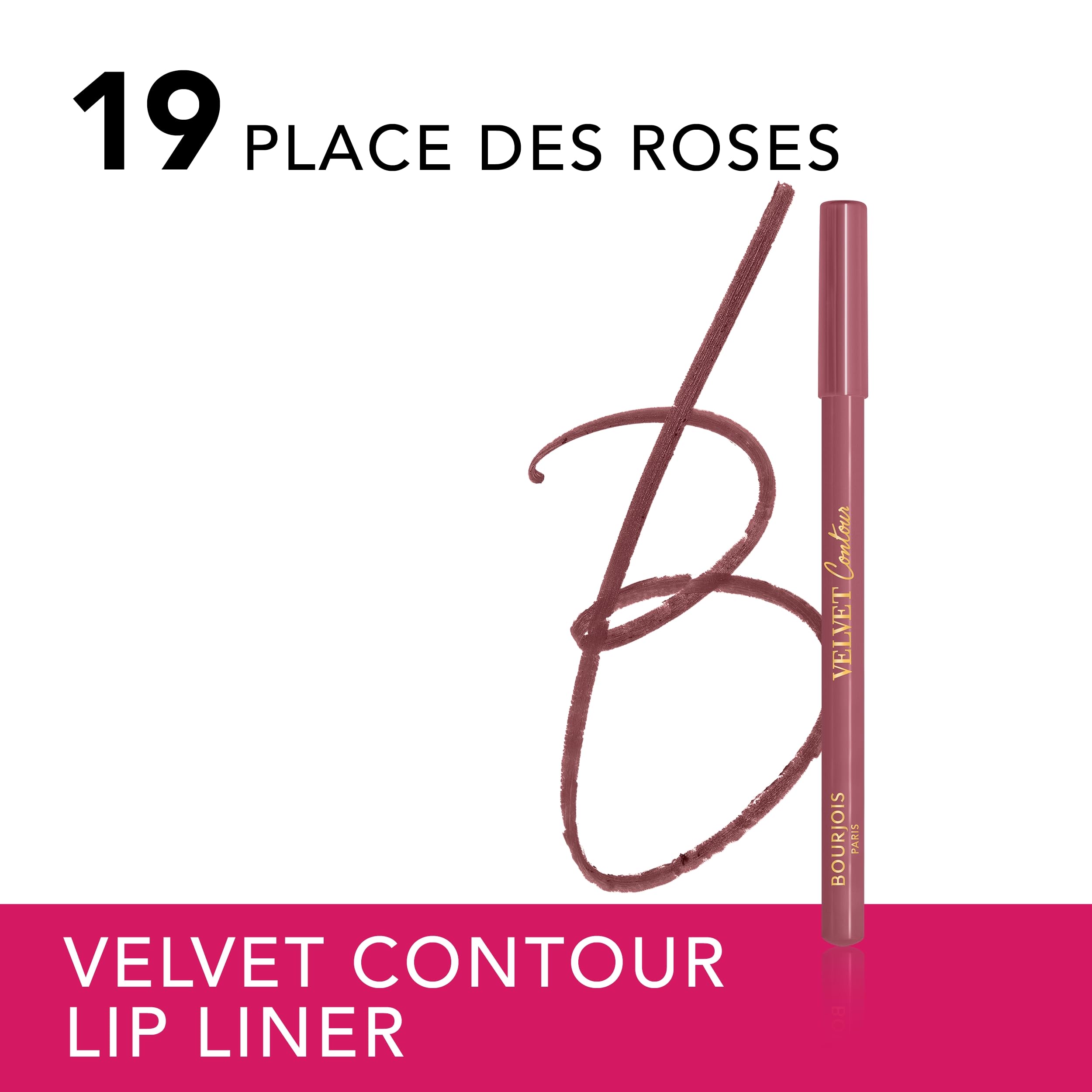 Bourjois Velvet Contour Lip Liner shade 19 Place des Roses 1.14 g - Image 2
