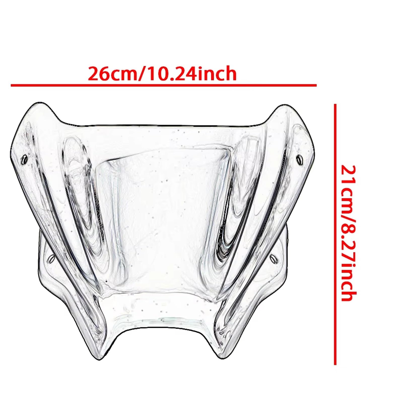 Deflector de Parabrisas para Suzuki para GSX-8S para GSX8S 2023 2024 Accesorios de Motocicleta Sports Touring Visera Deflector de Parabrisas Deflector cupula Moto(Black)