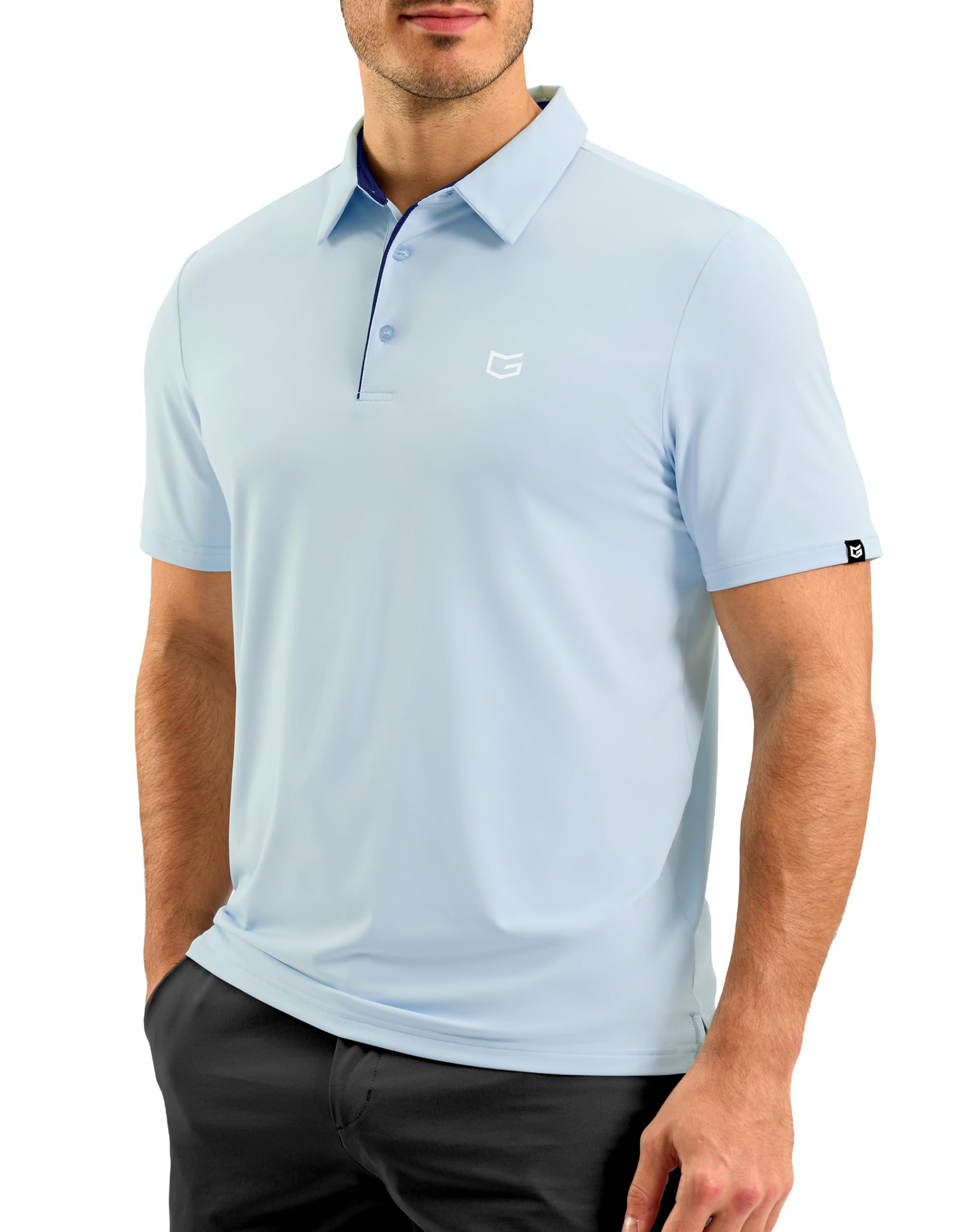 G Gradual Mens Golf Shirt Dry Fit Short Sleeve Polos Moisture Wicking Performance Polo Shirts for Men Athletic Tennis Casual — view 15