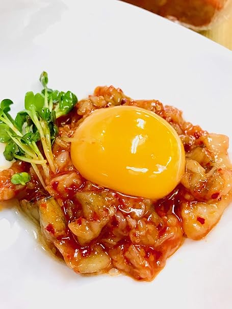 Amazon ピリ辛 コク旨 黄金かれいのえんがわユッケ風 500g Pc 沖アミエキスと魚醤 野菜を使った 特製韓国風ピリ辛たれ で深い味わいに 飲食店でも使用されるプロの美味しさを Kakiya かきや No Kakiya 塩辛 珍味 通販