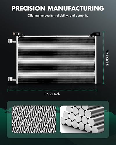 Miniatura 2 de SCITOO Condensador para Cadillac 2002-2005 para Escalade 5.3L 1999-2013 para Chevrolet para Silverado 1500 4.3L 1999-2013 para GMC para Sierra 1500