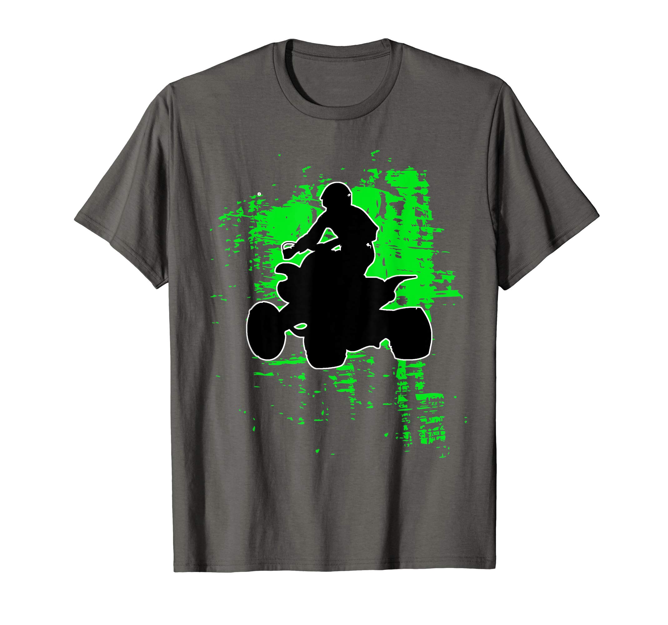 Quad Bike Tee 4x4 Rider Four Wheeler ATV ShirtGreen Splatter Quad Bike ATV Shirt Four Wheeler Brap T Shirt T-ShirtOEKO-TEX STANDARD 100