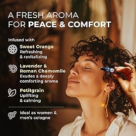 Gya Labs Deep Calm Essential Oil Roll On - 0.34 Fl Oz - Travel Size Roller for Camping, Skin, Aromatherapy Relief, Convenience