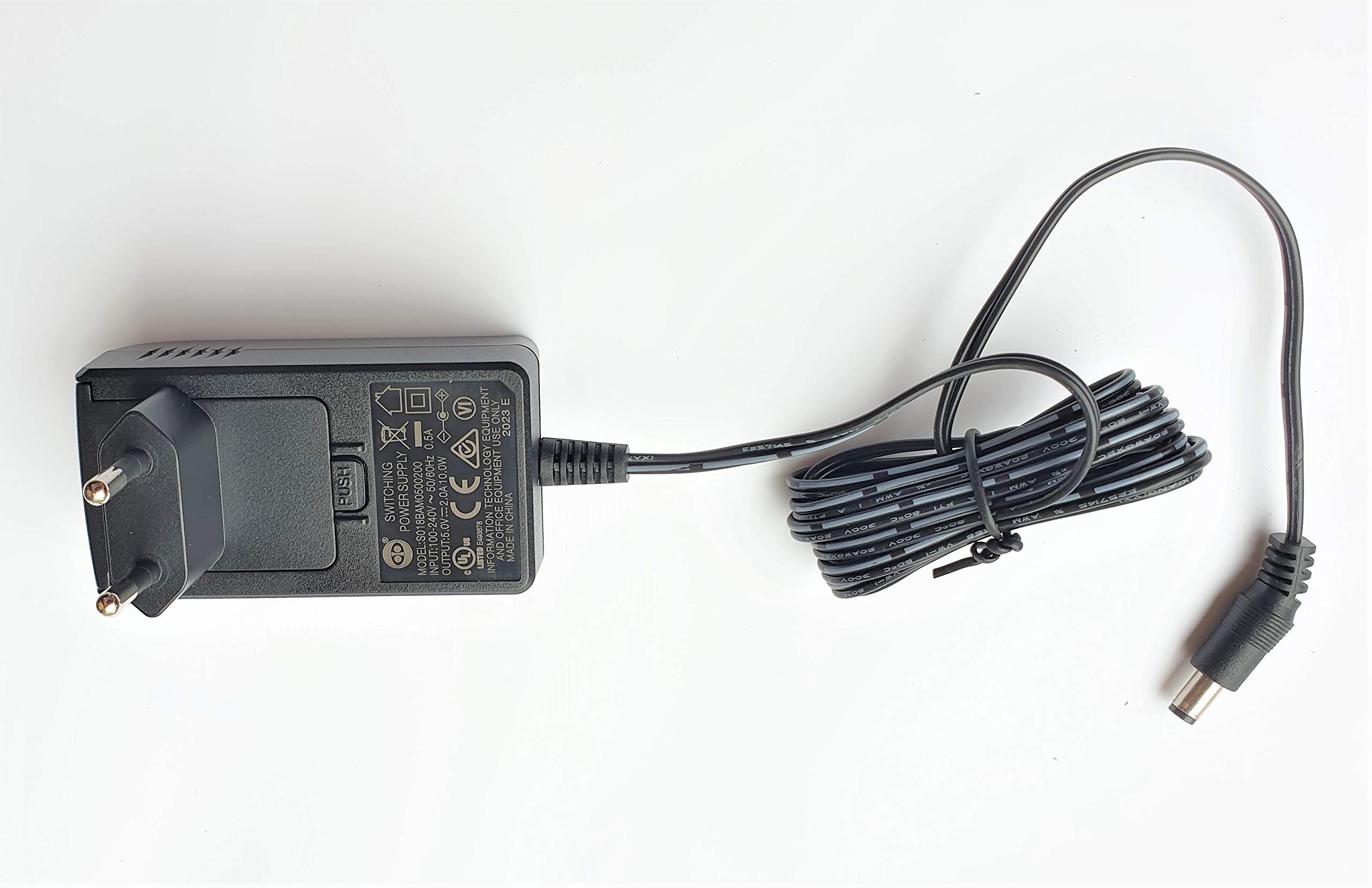 Snom 10W Power supply for all the SNOM Desk Telephones, EU; 4325, Negro