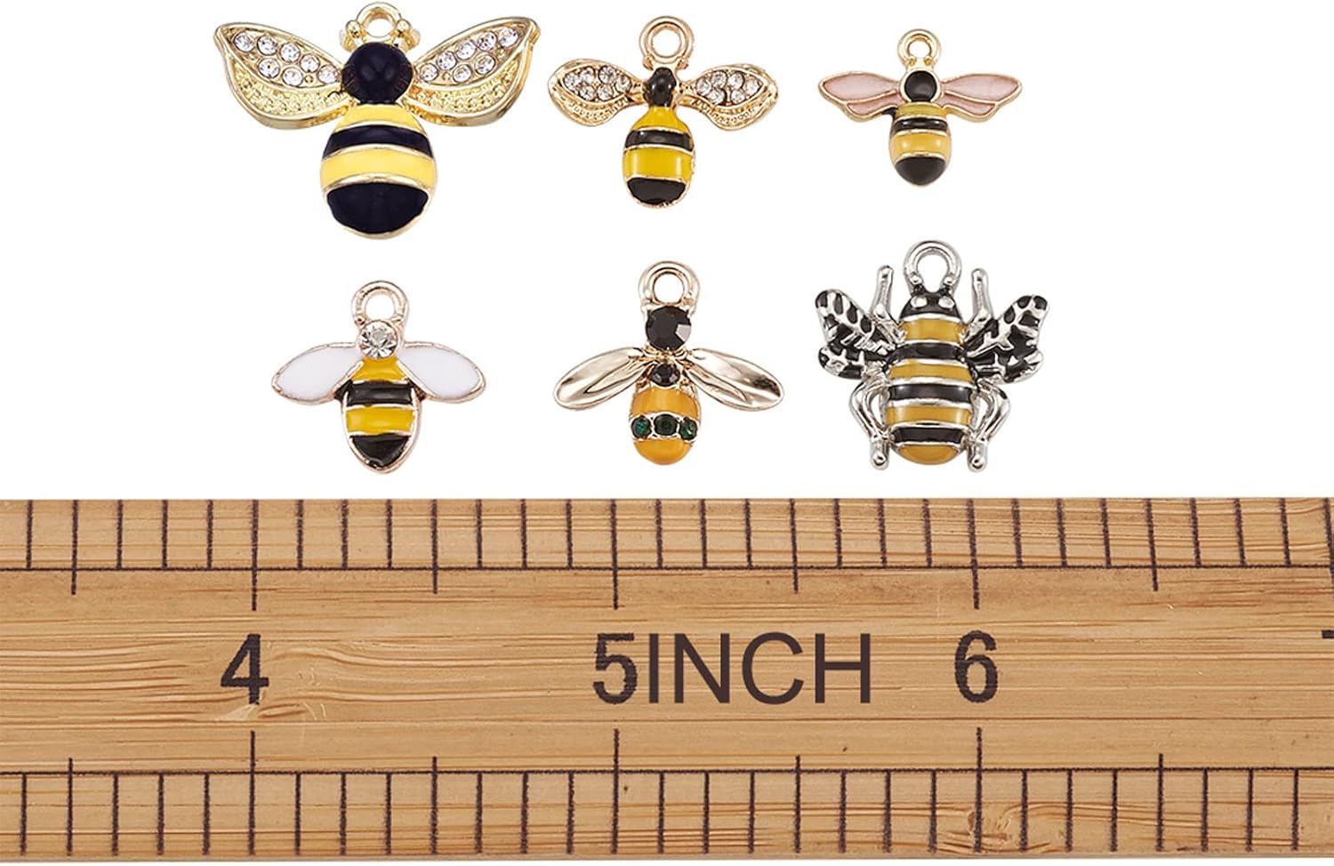 Craftdady Enamel Dangle Charms Pendant Food Animal Flower Cute Charms Colorful Metal Fruit Pendants Hang Ornament for Craft Bracelet Necklace Earring Key Chains Jewelry Making - Image 7