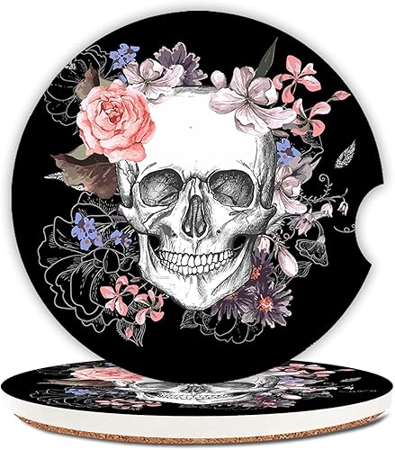 Miniatura 9 de Juego de portavasos de oro rosa para mujer, diseño femenino rosa con muesca de dedo de 2.56 pulgadas, paquete de 2 (mantente positivo, trabaja duro