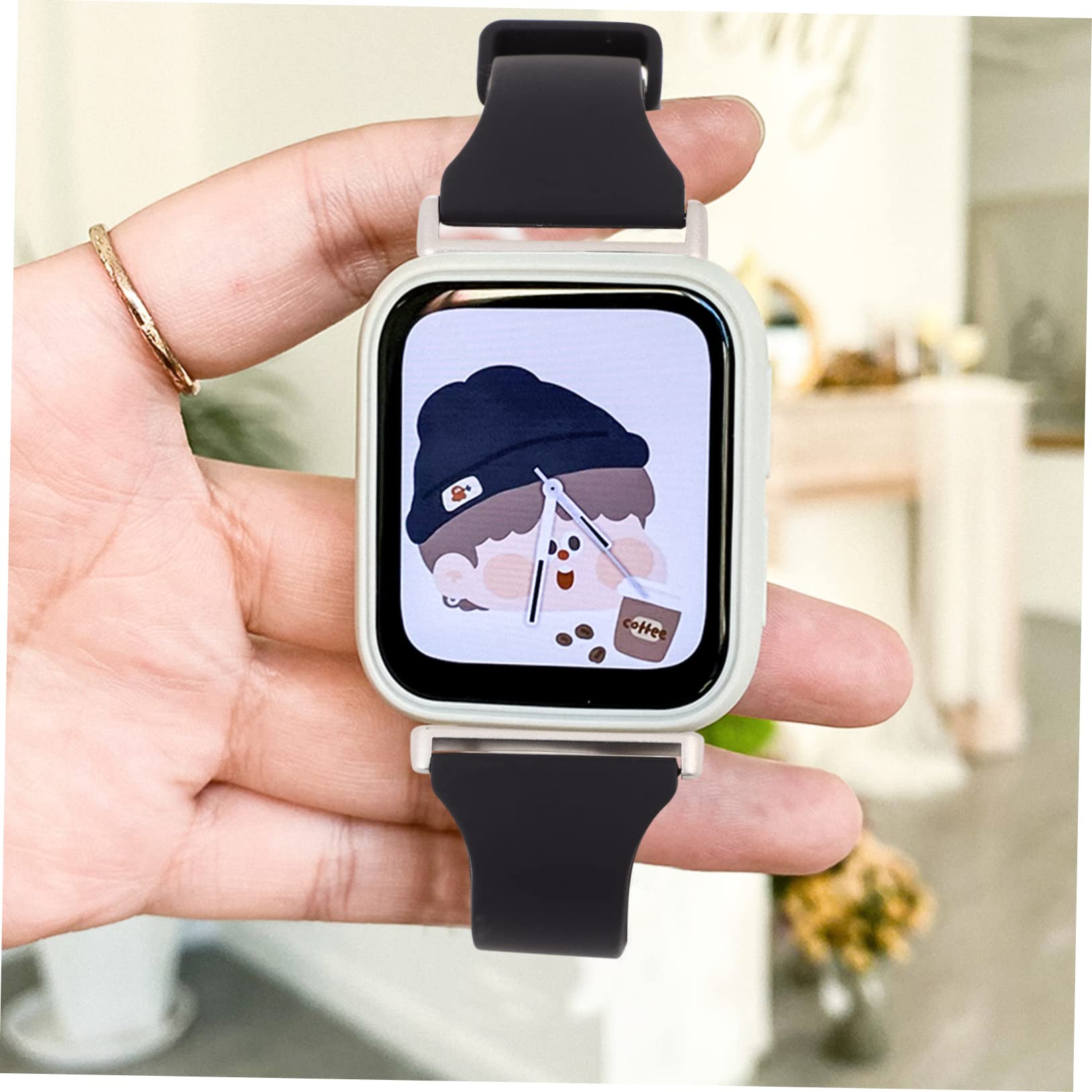 Hemobllo Correa De Silicona Correa De Reloj Banda De Reloj a Suave Inteligente Paso Banda Deportiva Antideslizante a De es Inteligentes a Ajustable