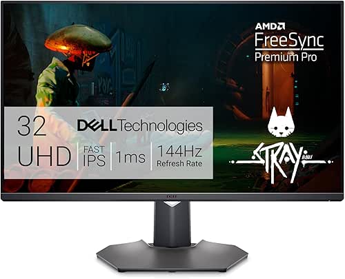 Dell G3223Q Gaming Monitor - 32-Inch 4K Ultra UHD (3840x2160),