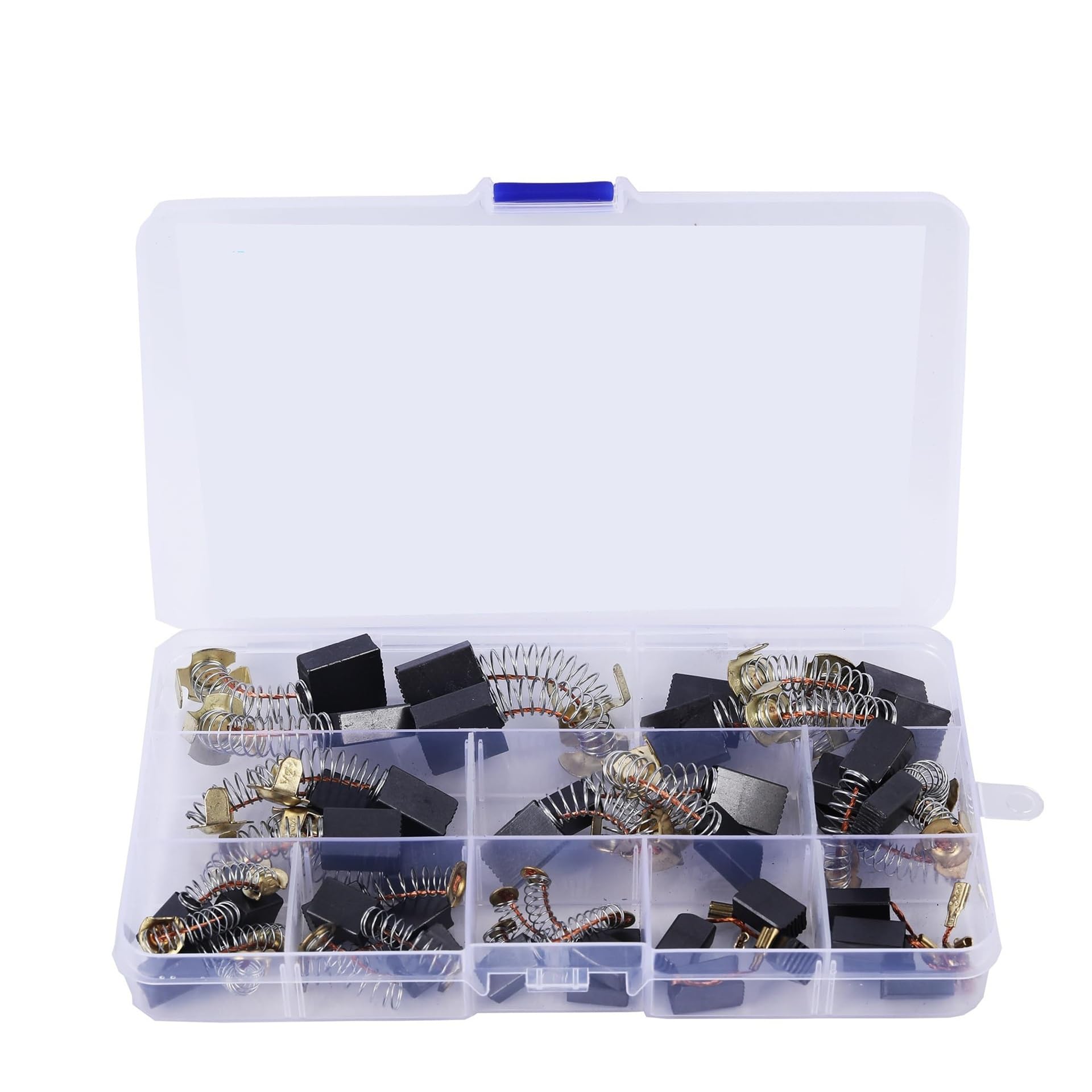 40Pcs Motor Carbon Brushes Replacement Parts Kit, Compatible with Most Angle Grinders, Rotary Hammers, Circular Saws, Polishers & Drills, Power Tool Accessories Repair Set