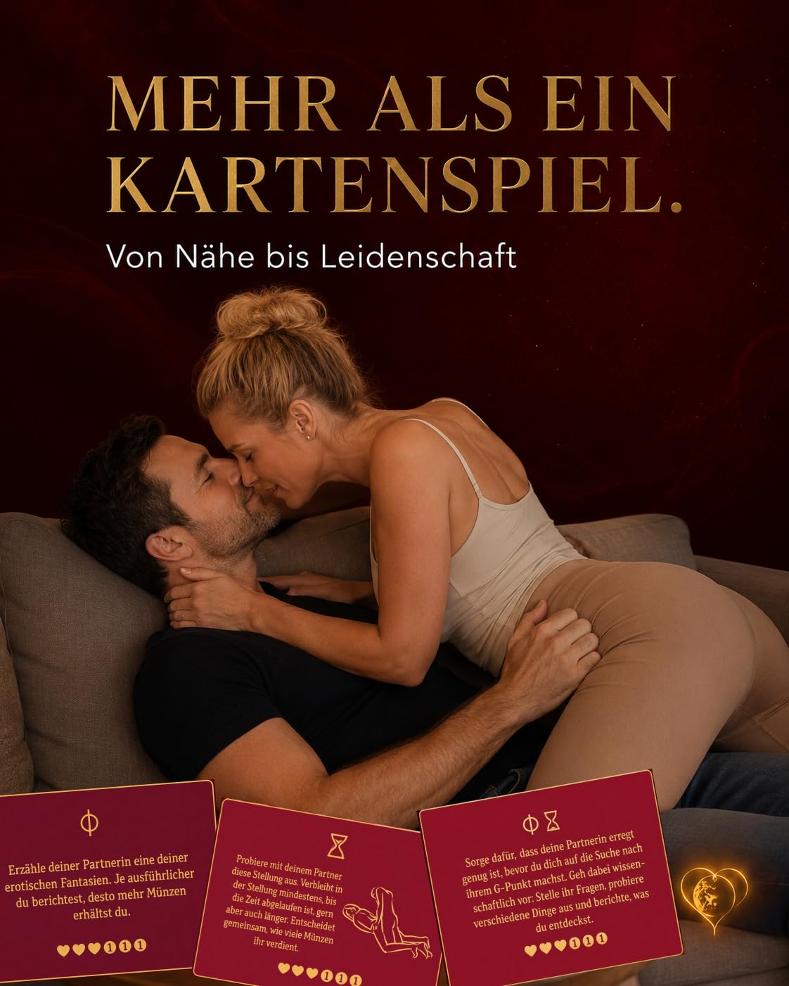 Mehr Nähe, Sex & Leidenschaft: Das Premium Brettspiel für Paare mit 4 Sextoys & 220+ Karten | LIEBESREISE ZUR Venus® Sexspiel | Paargeschenk für Date Night, Jahrestag & Hochzeitstag | Liebesspiel