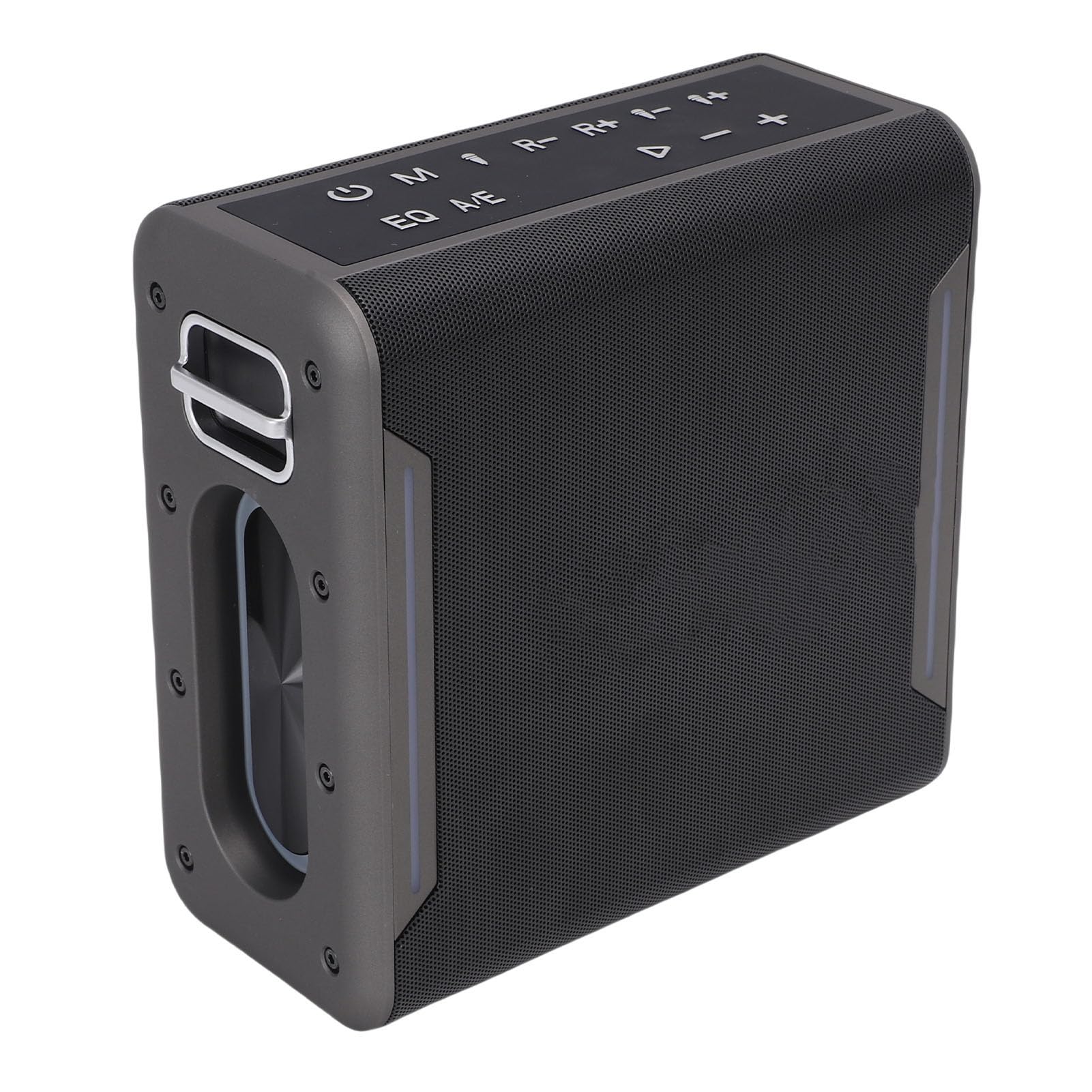 Máquina de Karaoke para Adultos y Niños, Altavoz Bluetooth Portátil con 2 Micrófonos Inalámbricos, Luces LED, PA Compatible con Tarjeta AUX USB TF, Ideal para Fiestas en Casa y Al Aire Libre