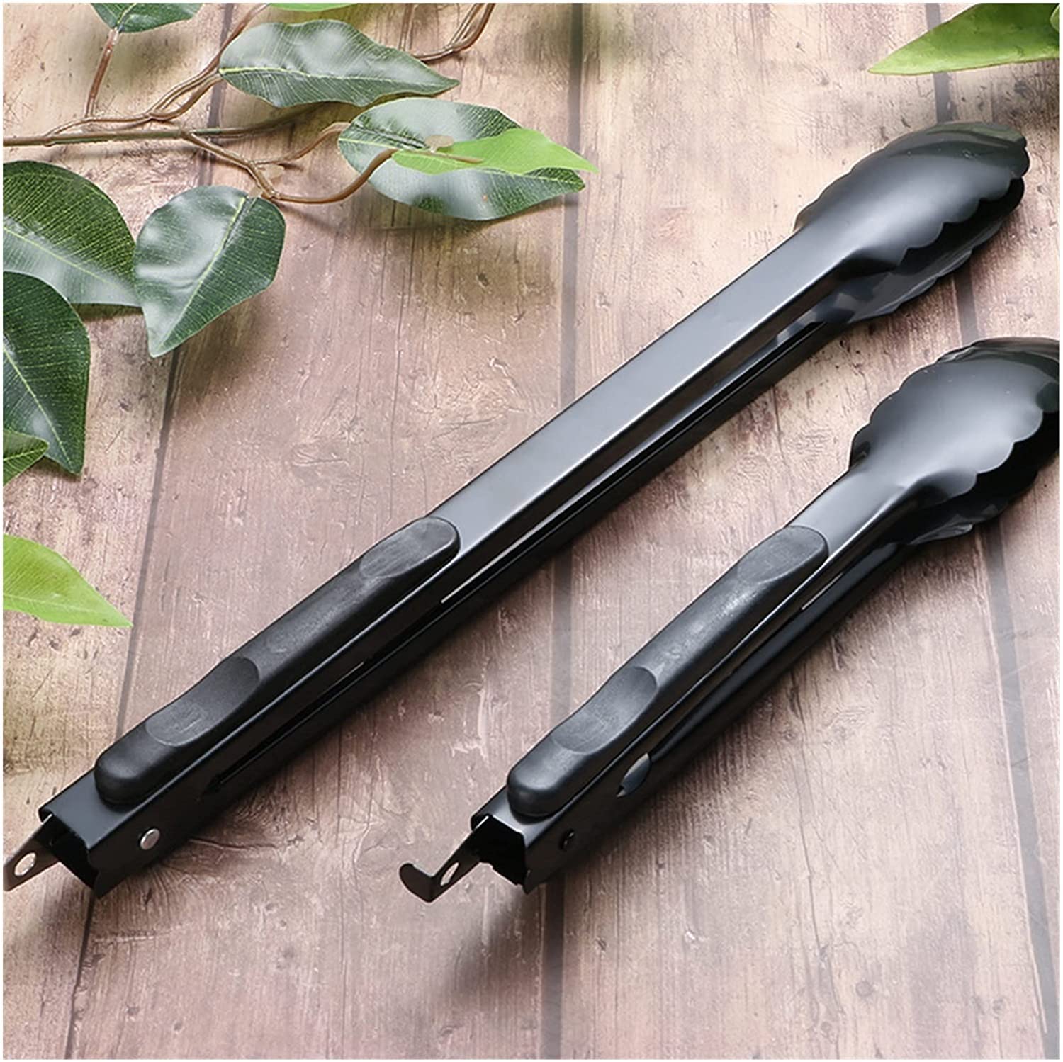 Pinze per Barbecue in Acciaio Inox, pinze per Barbecue, pinze per Alimenti, pinze per Ghiaccio, pinze per Carne, insalate, Toast, Pane, Accessori da Cucina, Utensili (S)