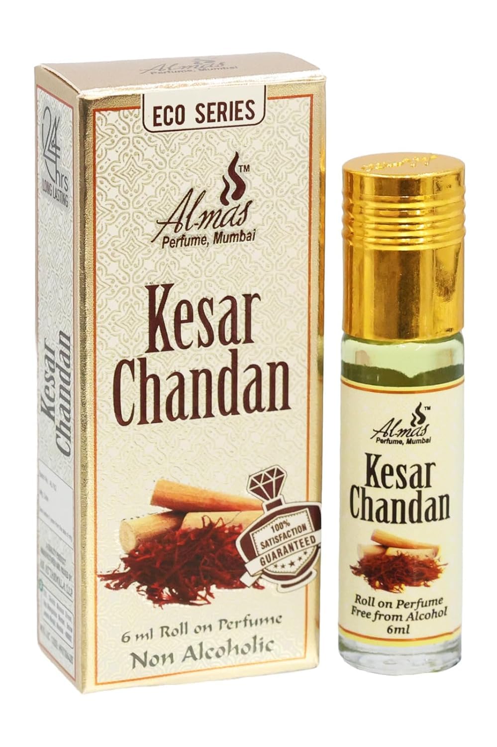 HARE KRISHNA ISKCON Perfume Kesar Chandan Roll On Perfume – 6ml Non Alcoholic Attar Oil – Eco Series 24 Hrs Long Lasting Saffron Sandalwood Fragrance for Men and Women-image-20