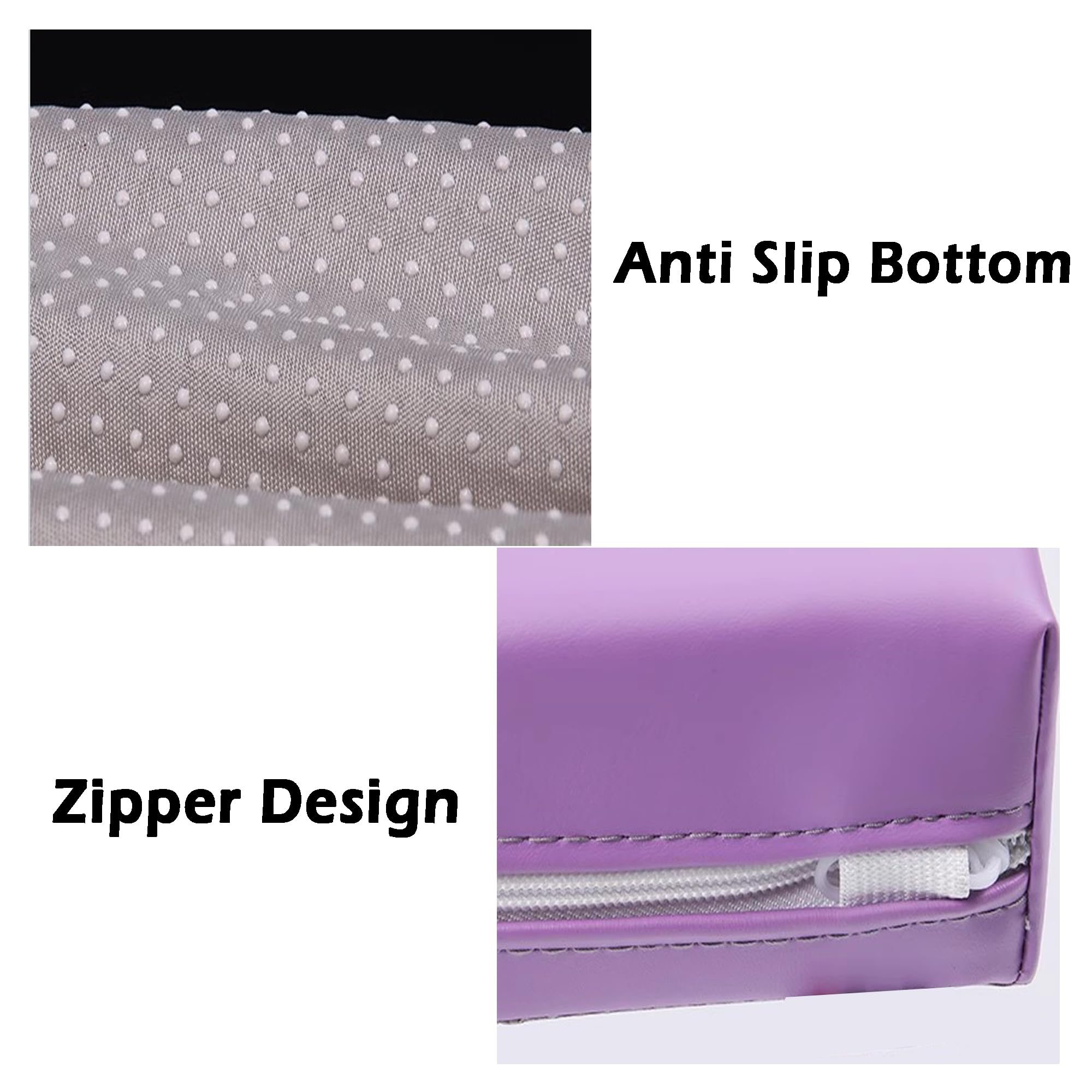 Cojín de cuero impermeable para asiento de silla, cojines para sillas de comedor, sillón, sofá, cojines gruesos con parte inferior antideslizante para cocina, oficina, sala de estar (45 x 45 x