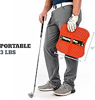 Vista 3 de WHYGOLF Placa de astillado para mejorar la técnica de astillado - Tabla de equilibrio de cambio de peso, ayuda para enseñanza de golf