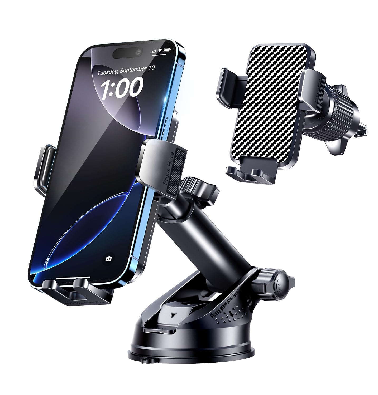 FONKEN Supporto per telefono per auto da cruscotto