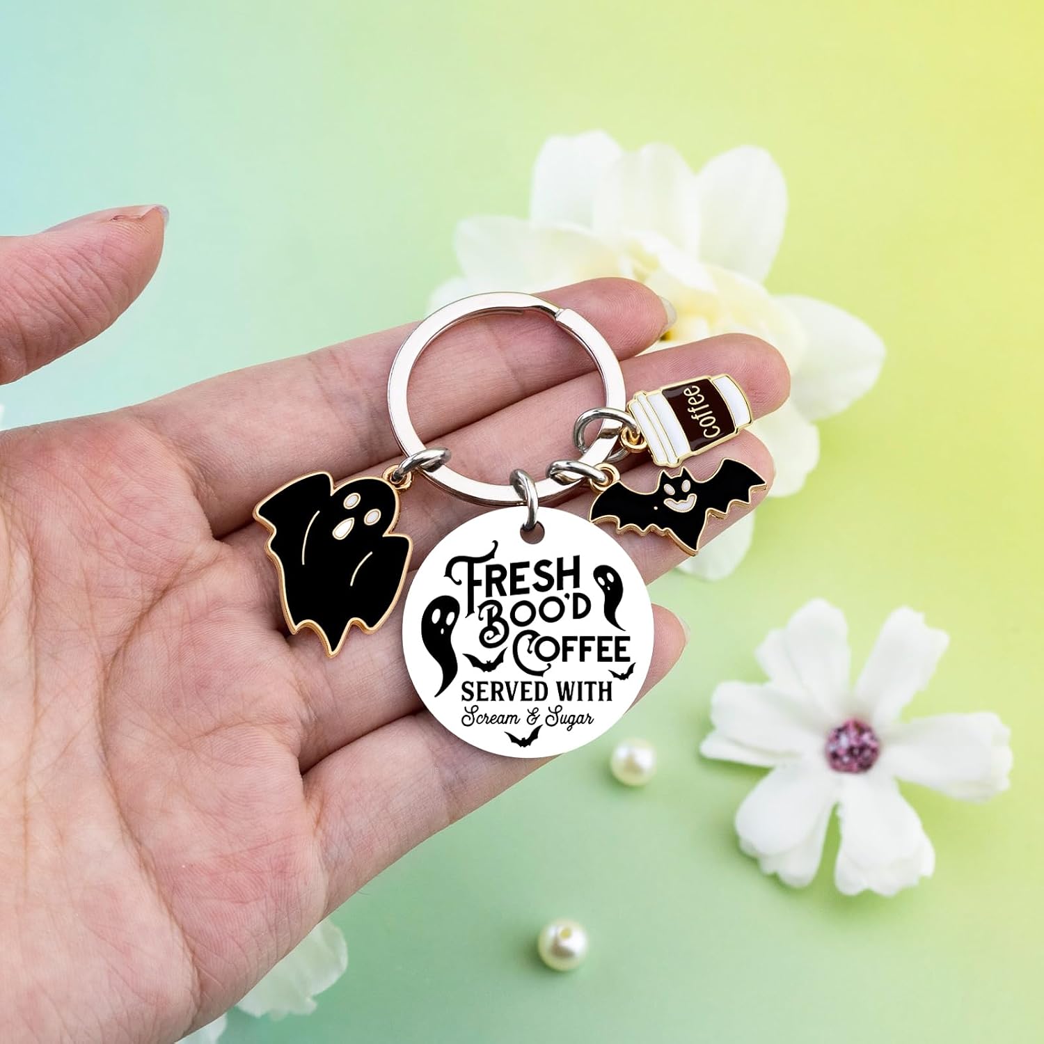 Halloween Gifts Ghost Keychain Boo Basket Stuffers for Teen image 4