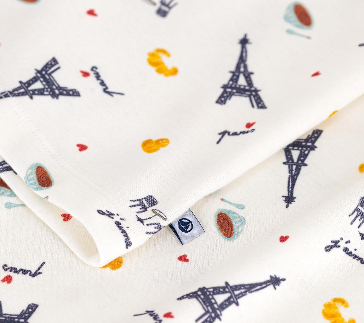 Petit Bateau A01ff Boys Pyjamas Set, Blanc/Bleu