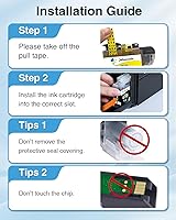Vista 4 de LC406 - Cartuchos de tinta para impresora Brother de repuesto para Brother LC 406 LC406XL Cartuchos de tinta con impresora MFC-J4535DW MFC-J4335DW