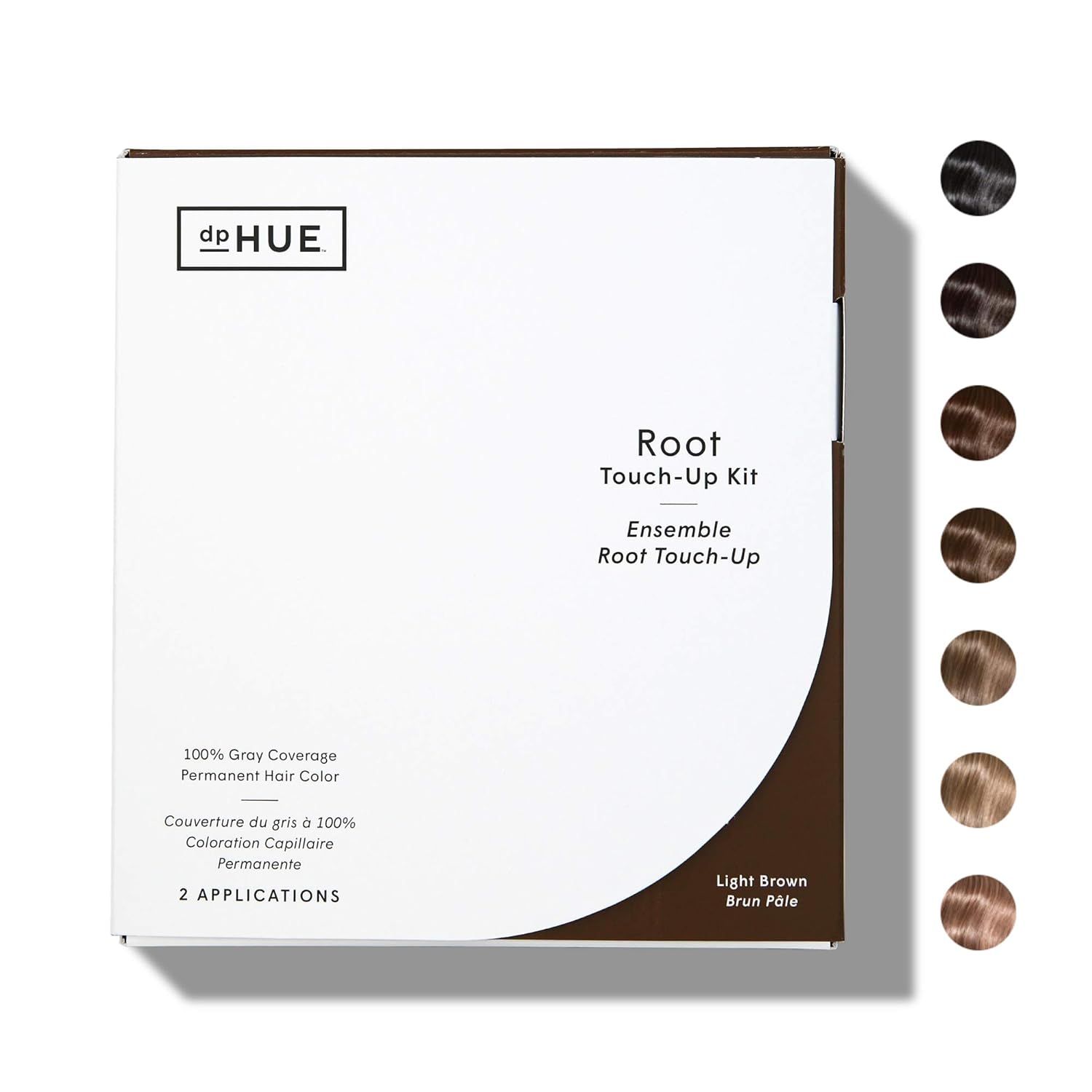 dpHUE Root TouchUp Kit Light Brown, 2 Applications