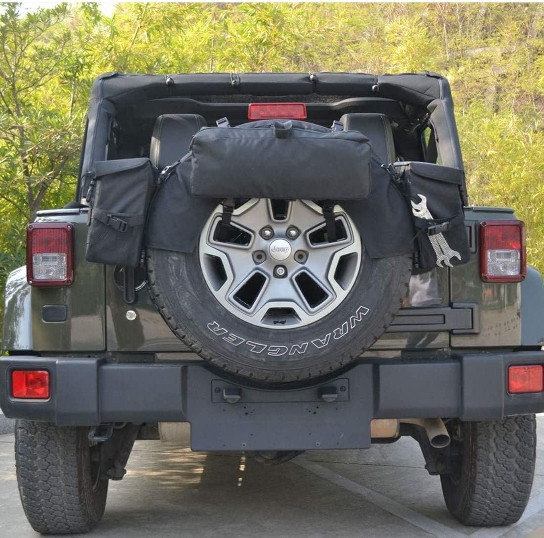 Zapasowa torba na śmieci Torba na zewnątrz do przechowywania Wrangler JK JL UTV SUV RV Ciężarówka Off-Road Regulowany uniwersalny organizator kempingu