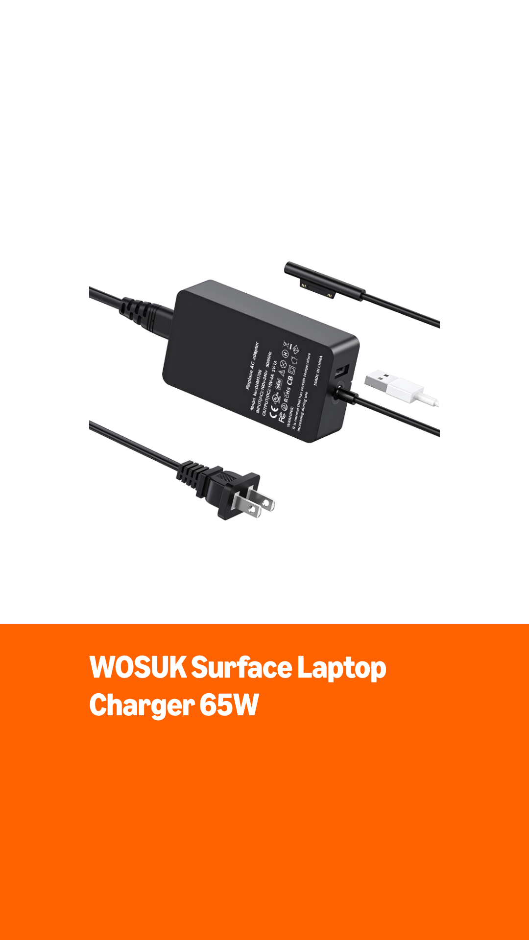 Amazon.com: 65W Surface Pro Charger, Laptop Charger Compatible