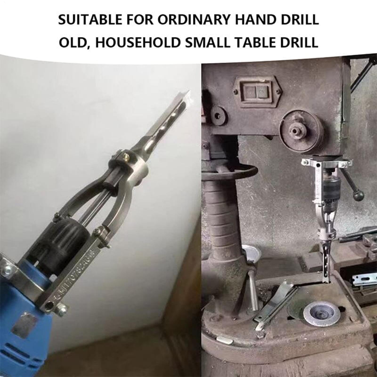 Drill Press Mortiser Ataque - Herramienta De Posición De Mortiser Metal, Mortiser Chisel Drill Press | Herramientas Manuales Del Convertidor Multifunción Convertidor, Piezas De Reemplazo Del Banco